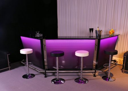 Portable Bar Barlock purple wedding